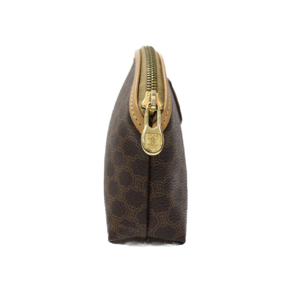 Celine Macadam Pattern Pouch Compact Brown - Picture 3 of 10